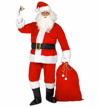 Deluxe ultra velvet quality santa claus