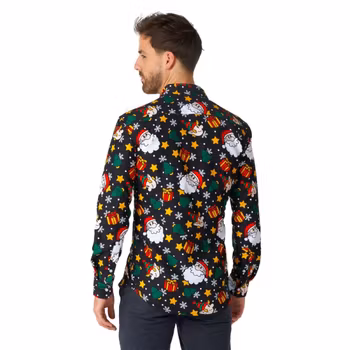 Julskjorta - Tomten och älvor