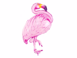Folieballong - Flamingo