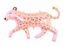 Folieballong - Rosa Leopard