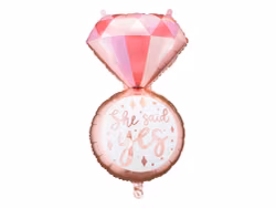 Folieballong - She said yes Ring
