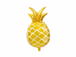 Folieballong - Guld ananas