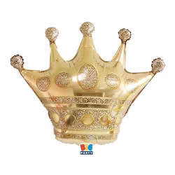 Folieballong - Guldkrona