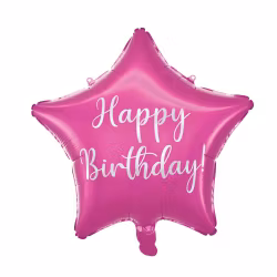 Stjärnballong - Happy birthday