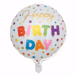 Folieballong - Happy birthday