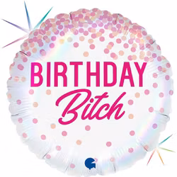 Folieballong - Birthday bitch