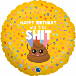 Folieballong - Happy birthday my little shit