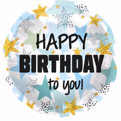 Folieballong - Happy birthday to you!