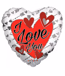 Folieballong- I love you