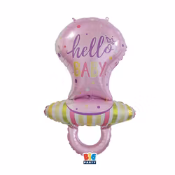 Folieballong - Rosa napp