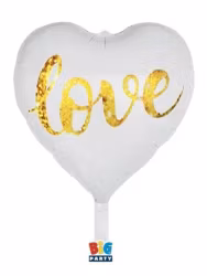 Folieballong - love