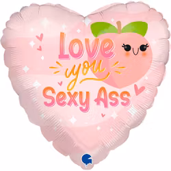 Folieballong - Love you sexy ass