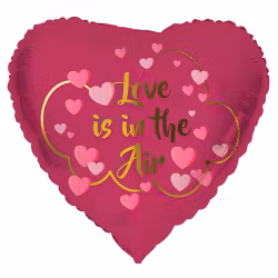 Folieballong - Love is in the air