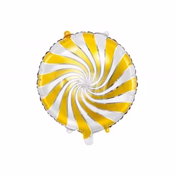 Folieballong - Candy guld