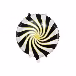 Folieballong - Candy svart