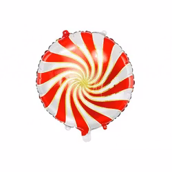 Folieballong - Candy röd