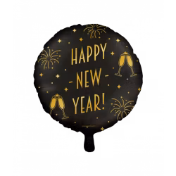 Folieballong - Happy new year