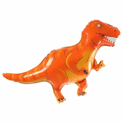 Folieballong - Orange T-rex