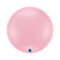 Folieballong - Rund ljusrosa XL