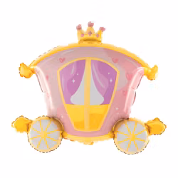 Folieballong - Prinsessvagn