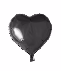 Foliehjärta -Svart