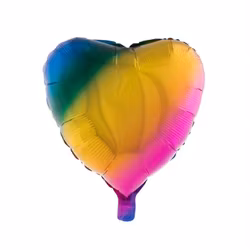 Foliehjärta -Regnbåge