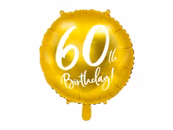 Folieballong - 60th birthday