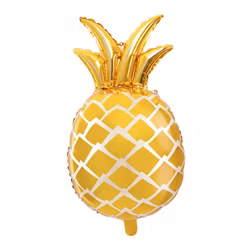 Folieballong - Guld Ananas