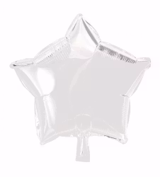 Stjärnballong - Vit