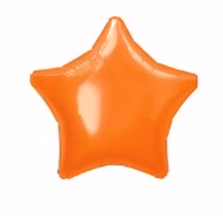 Stjärnballong - Orange