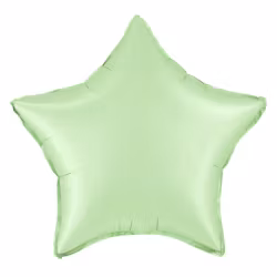 Stjärnballong - Pistage grön