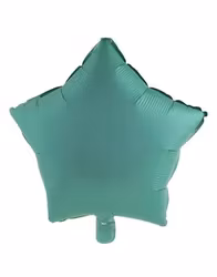 Stjärnballong - Matt grön