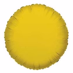 Folieballong -Rund Guld