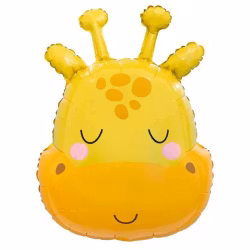 Folieballong - Giraff Ansikte