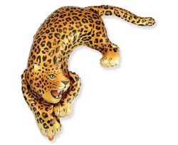 Folieballong - Leopard