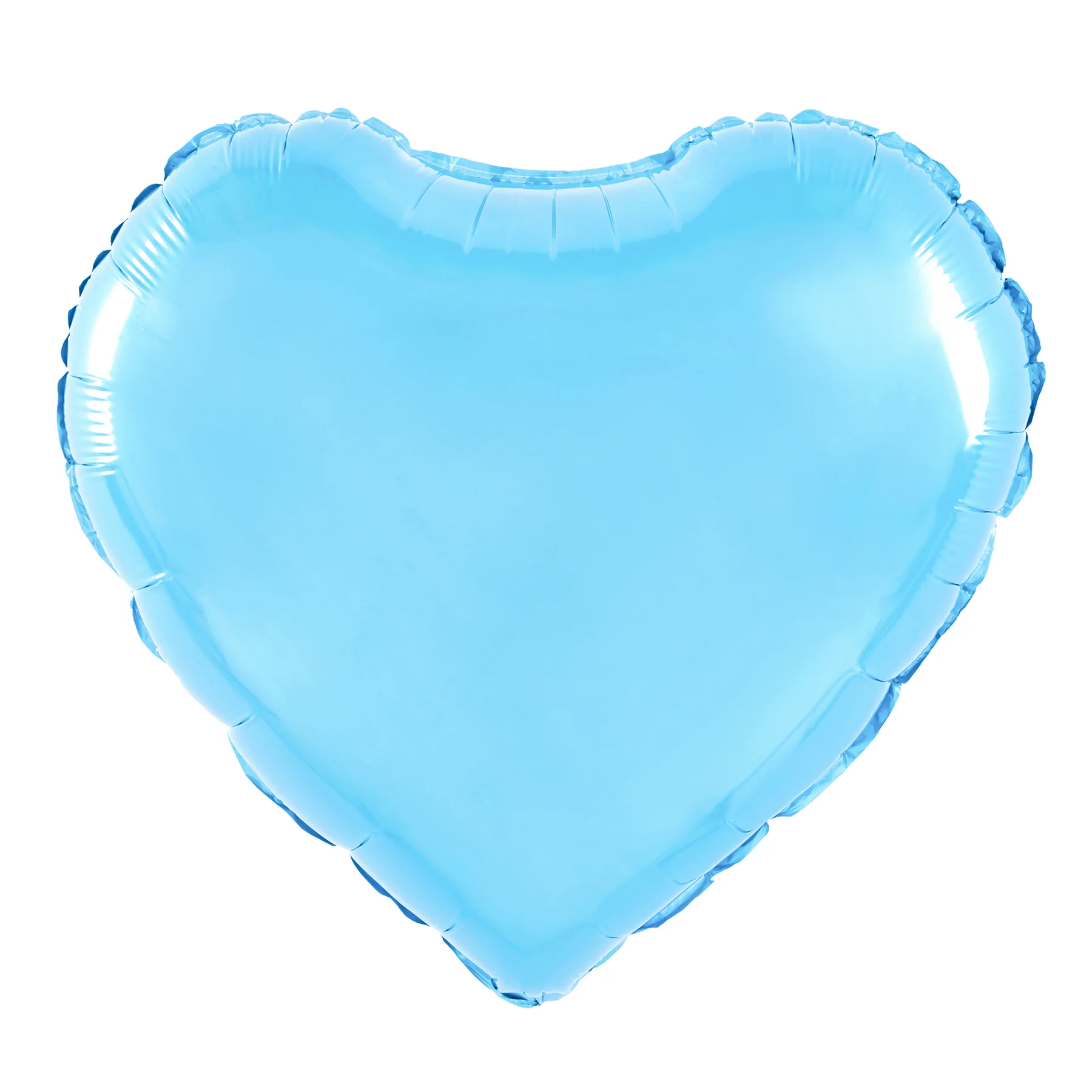 Foliehjärta - Ljusblå