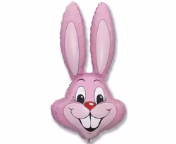 Folieballong- Ljusrosa Kanin