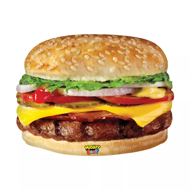 Folieballong-Hamburgare