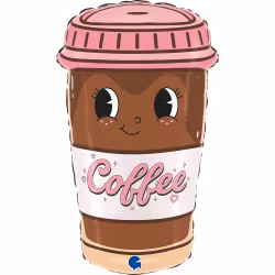 Folieballong - Kaffe