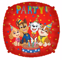 Folieballong Party paw patrol