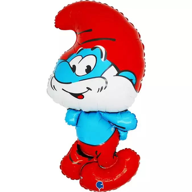 Folieballong - Gammel smurf