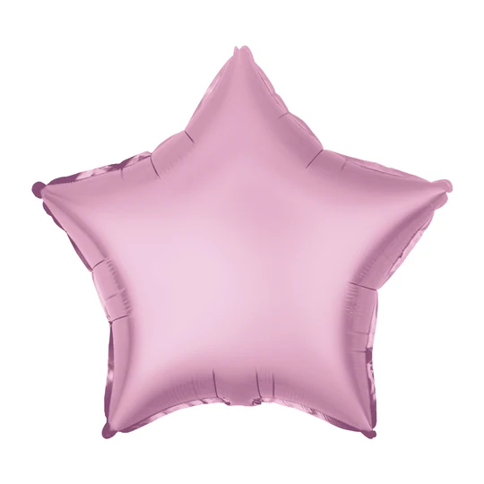 Stjärnballong - Matt rosa