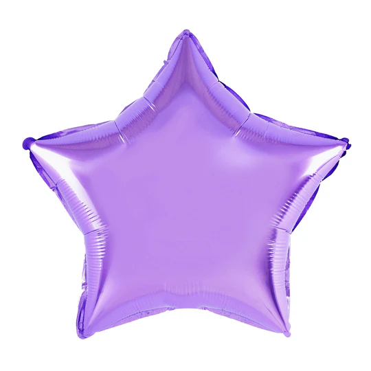Stjärnballong - Ljuslila