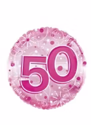 Folieballong-50 Rosa