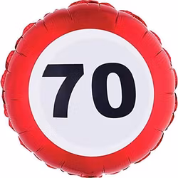 Folieballong 70 Trafikskylt