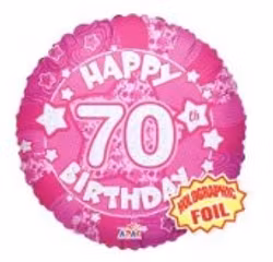 Folieballong -70  Happy Birthday Rosa