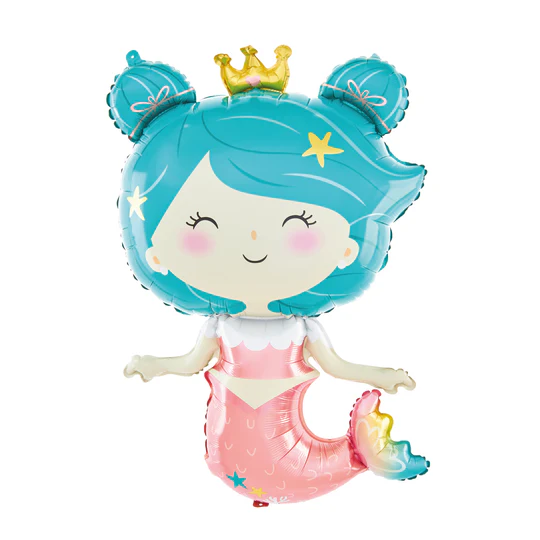 Folieballong - Sjöjungfru