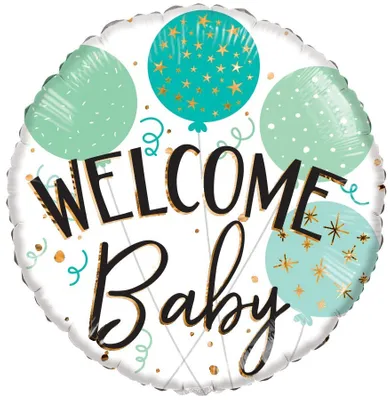 Folieballong - Welcome baby