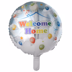 Folieballong - Welcome home
