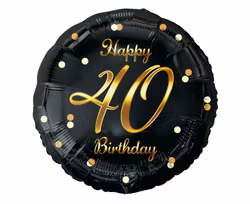 Happy birthday ballong - 40